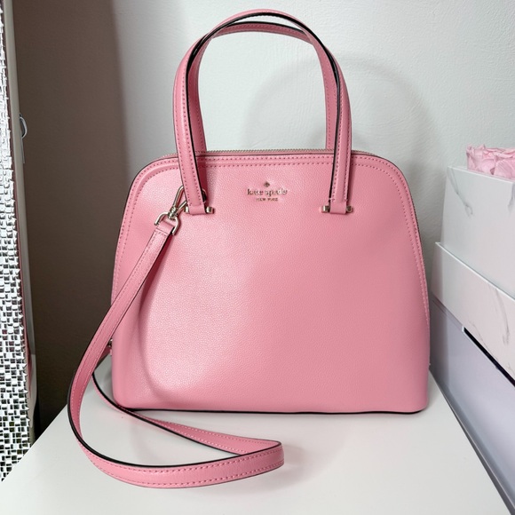 kate spade Handbags - Kate Spade Pink Leather Dome Satchel.